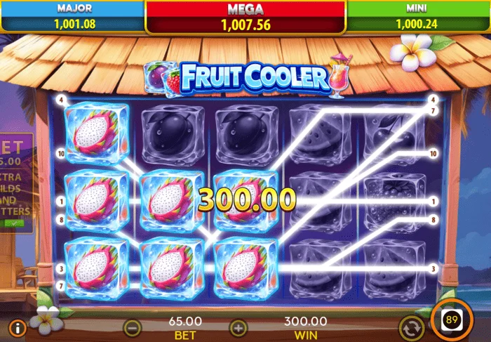 Fruit Coolerベースゲームの勝利